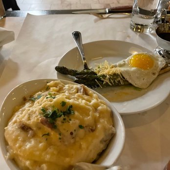 Echo & Rig - Mashed potatoes, Asparagus & Fried Egg - Steakhouses Near Me - Las Vegas, Nevada