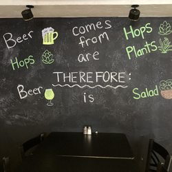 Marino's American Eatery - Beer is salad!