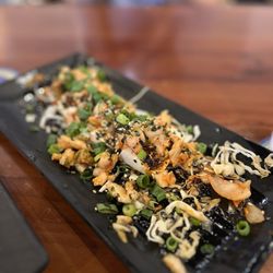Beastside Kitchen - Crunchy Garlic Kim Chee Tofu