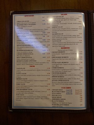 Menu photo 7 Queso Mexican Restaurant Baton Rouge, LA