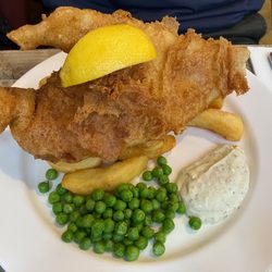 Oscar & Bentley's - Fish and chips £16.75
