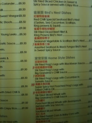 Menu photo 2 Red Chilli Authentic Chinese York, YOR
