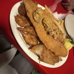Southern-Fried Seafood Platter