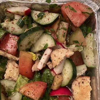 Cedar's Restaurant - The salad - it is enough for 2 people to split - Middle Eastern Near Me - Orlando, Florida
