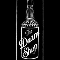 The Dram Shop - Logo and blinds