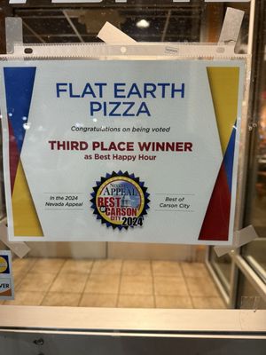 Flat Earth Pizza by null