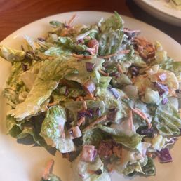 Garden Salad with ranch dressing Garden Salad with ranch dressing