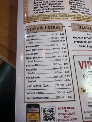 Menu photo 2 Texas Roadhouse Westminster, MD