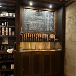 Behind the bar