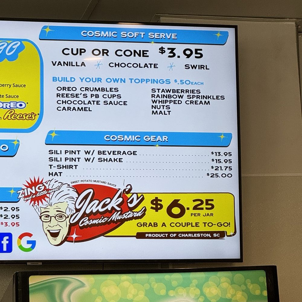 Jack’s Cosmic Dogs - Menu - Hot Dogs Near Me - Charleston, South Carolina Jack’s Cosmic Dogs - Menu - Hot Dogs Near Me - Charleston, South Carolina