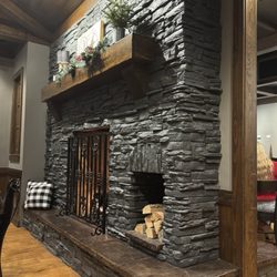 The Pearl Shreveport - Inside fireplace