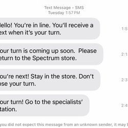 Spectrum Store - The time it took to just hand them equipment