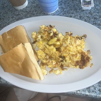 Lighthouse Cafe - Scrambled eggs with cheese - Cafes Near Me - Key Biscayne, Florida