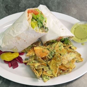 The Green Olive - #18. Falafel Wrap - Mediterranean Near Me - Des Moines, Iowa The Green Olive - #18. Falafel Wrap - Mediterranean Near Me - Des Moines, Iowa