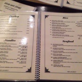 Thai Classic In Paso - Menu page 8-9 - Thai Near Me - Paso Robles, California Thai Classic In Paso - Menu page 8-9 - Thai Near Me - Paso Robles, California