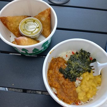 Abyssinia Ethiopian Cuisine - Goman, Kikalicha and Mesirwot on rice and Samosas - Ethiopian Near Me - Buffalo, New York Abyssinia Ethiopian Cuisine - Goman, Kikalicha and Mesirwot on rice and Samosas - Ethiopian Near Me - Buffalo, New York