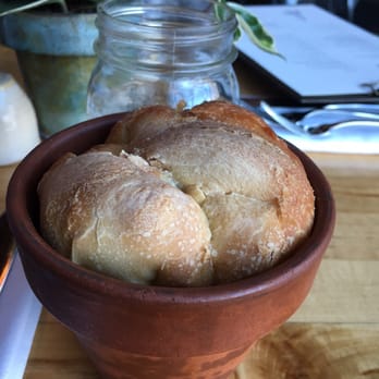 Terrain Cafe - Bread in a planter - New American Near Me - Westport, Connecticut Terrain Cafe - Bread in a planter - New American Near Me - Westport, Connecticut
