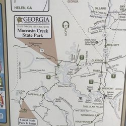 Moccasin Creek State Park - Map