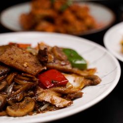 Special Noodle Soup - Fish Cake & Mushroom Stir Fried