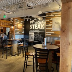 The Hickory - They have decent lettering and artwork on the walls.