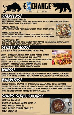 Menu photo 2 The Exchange - Corpus Christi Corpus Christi, TX Menu photo 2 The Exchange - Corpus Christi Corpus Christi, TX