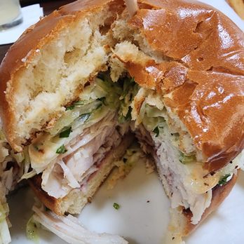 Truxton's American Bistro - Section of Ted's Turkey Sandwich - New American Near Me - Los Angeles, California