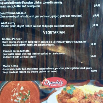 Chawla's - Indian Near Me - Brampton, Ontario