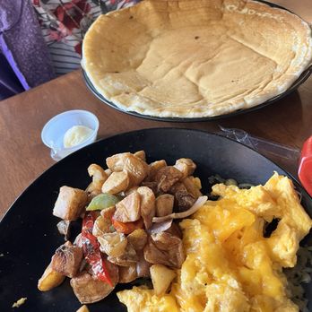 Toast Downey - Huge pancake with eggs and - Breakfast & Brunch Near Me - Downey, California Toast Downey - Huge pancake with eggs and - Breakfast & Brunch Near Me - Downey, California