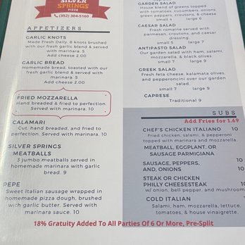 Silver Springs Pizza - Italian Near Me - Silver Springs, Florida
