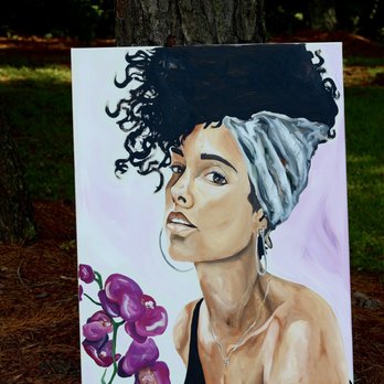 Art Of Truth - Painting of Alicia Keys by Jourdan Truth of Hoover, AL. The art was beautiful... just wish he sent it to me - Commissioned Artists Near Me - Birmingham, Alabama Art Of Truth - Painting of Alicia Keys by Jourdan Truth of Hoover, AL. The art was beautiful... just wish he sent it to me - Commissioned Artists Near Me - Birmingham, Alabama