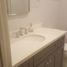 Beautiful sparkling quartz counter Beautiful sparkling quartz counter