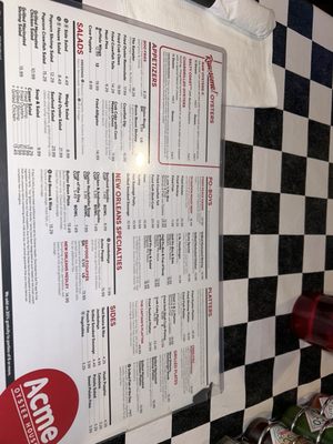 Menu photo 2 Acme Oyster House Baton Rouge, LA