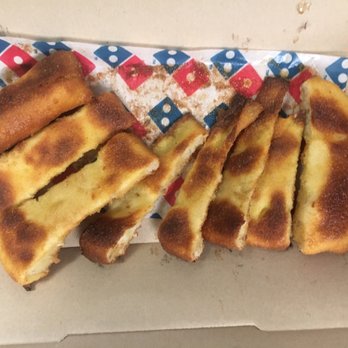 Domino's Pizza - the cinnastix they were over cooked and looked more like a saltine cracker, and had about the same crunch - Pizza Near Me - Alice, Texas Domino's Pizza - the cinnastix they were over cooked and looked more like a saltine cracker, and had about the same crunch - Pizza Near Me - Alice, Texas