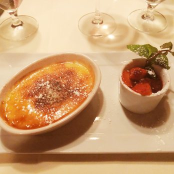 Basilic Restaurant - Creme Brûlée - French Near Me - Newport Beach, California
