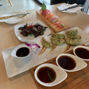Sensei Asian Bistro - Gyoza, Mongolian beef, soy sauce - Asian Fusion Near Me - Gainesville, Florida Sensei Asian Bistro - Gyoza, Mongolian beef, soy sauce - Asian Fusion Near Me - Gainesville, Florida