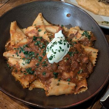 Asado - Pappardelle with lamb ragu and house made ricotta - Argentine Near Me - Tacoma, Washington Asado - Pappardelle with lamb ragu and house made ricotta - Argentine Near Me - Tacoma, Washington