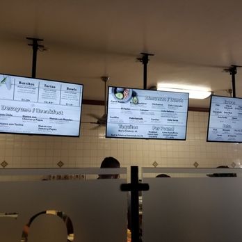 El Charrito - Huge Screen Menus,while you stand in line.Tech tip:order Online=a "Disney FastPass!" - Mexican Near Me - Salinas, California