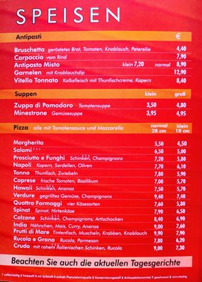 Menu photo 2 Gusto - Tavola Calda Kassel, HE