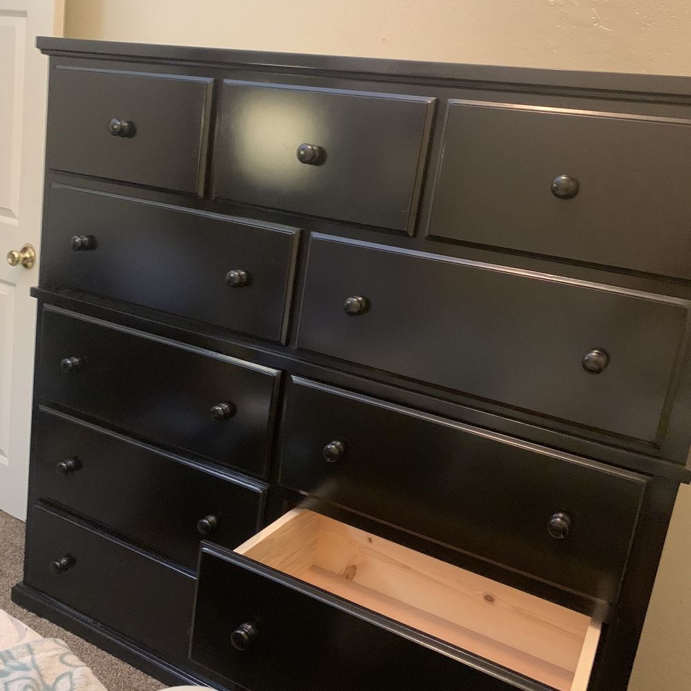 Furniture Warehouse - After pic of same dresser customized perfectly. - Furniture Stores Near Me - Buena Park, California