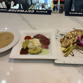 Blue Drum - She Crab soup, Seared Tuna, Grouper Oscar - Seafood Near Me - Little River, South Carolina