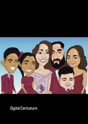 Digital Caricatures - Book us for your next event!