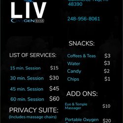 LIV Oxygen Bar