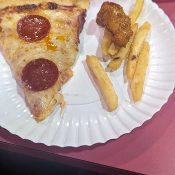 Laugh Out Loud Stations MEGA Fun Center - Pizza, wings, fries. The pizza has a taste of old-school Ellios pizza with pepperoni - Laser Tag Near Me - Greenbelt, Maryland Laugh Out Loud Stations MEGA Fun Center - Pizza, wings, fries. The pizza has a taste of old-school Ellios pizza with pepperoni - Laser Tag Near Me - Greenbelt, Maryland