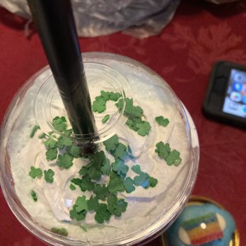 Boba Master - Shamrock drink and macaron - Bubble Tea Near Me - Las Vegas, Nevada