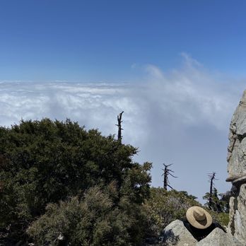 Ontario Peak - On a non cloudy day you'd be able to see the city down there. - Hiking Near Me - Mount Baldy, California