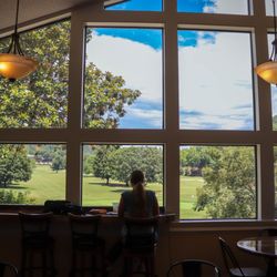 Enjoy the view overlooking the Bald Mountain golf course.