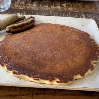 First Watch - Multigrain pancake with turkey sausage links - Breakfast & Brunch Near Me - Glendale, Arizona