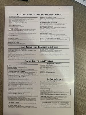 Menu photo 2 4th Street Bar & Grill Columbus, IN