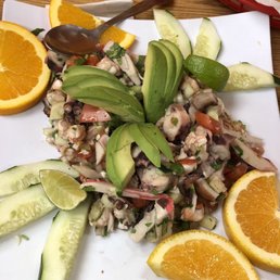 Mixed ceviche.