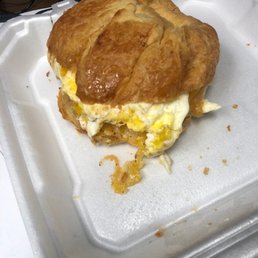 Ham egg and cheese croissant!!!